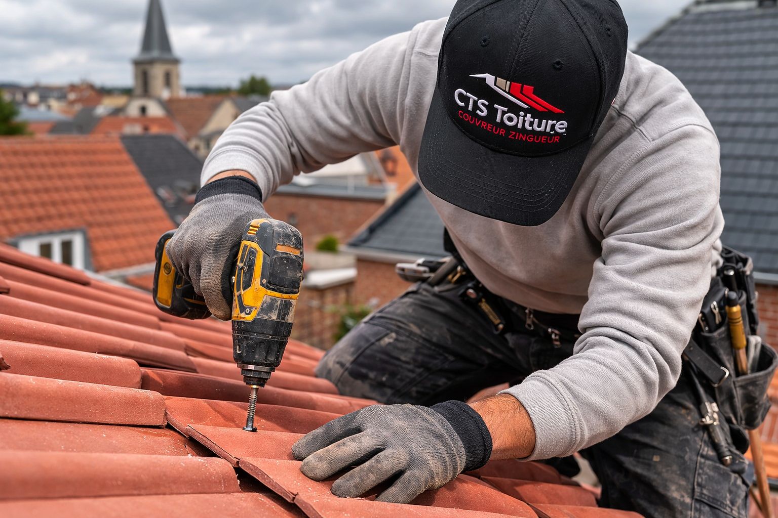 Travaux de couverture réalisés par CTS Toiture